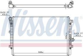 Nissens 65336 - RADIA VW GOLF VI/CADDY IV/CC/SKODA YETI 1.4TSI/2.0TDI