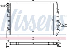 Nissens 65341 - RADIA AUDI A3 III/SEAT LEON (9/12>) ATECA (4/16>) VW GOLF