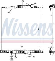 Nissens 654720 - RADIADOR VOLVO WG(93-)US-MODEL