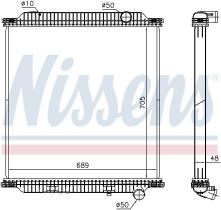 Nissens 654760 - RADIA RVI PREMIUM II/VOLVO FE (06-) 708-710-48 SIN LATERALES