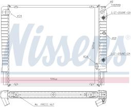 Nissens 65509A - RADIADOR VOLVO 740(744.745)(82-)2.4