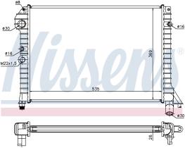 Nissens 65517 - RADIA VOLVO 440/460 1.7/1.8/1.8TD/480 TURBO +/-AC (87>)