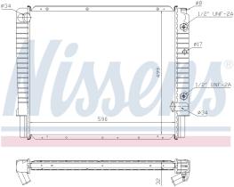 Nissens 65523A - RADIADOR VOLVO 940(944.945)(90-)2.4