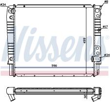 Nissens 65528A - RADIADOR VOLVO 940(944.945)(90-)2.4