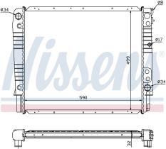 Nissens 65531A - RADIADOR VOLVO V90(96-)2.0 I TURBO