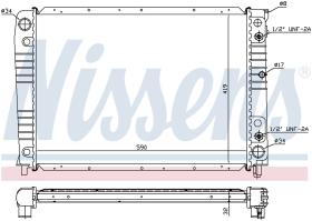 Nissens 65537A - RADIADOR VOLVO 940(944.945)(90-)2.3