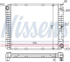 Nissens 65545A - RADIADOR VOLVO 240/245(74-)2.3