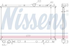 Nissens 65559A - RADIADOR VOLVO V40(VW)(95-)1.6 I 16