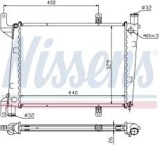 Nissens 65561A - RADIA VOLVO S40/V40 1.9TDI (99>01)