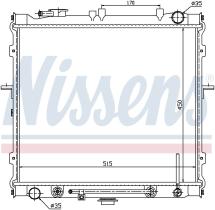 Nissens 66607 - RADIADOR KIA SPORTAGE I(JA)(93-)2.0