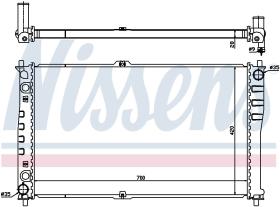 Nissens 66618 - RADIA KIA CARNIVAL I 2.5 V6/2.9TD (10-98>) 2.9CRDI (01>)