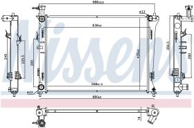 Nissens 666214 - RADIADOR KIA FORTE(08-)2.0I