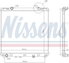 Nissens 666226 - RADIADOR KIA SORENTO I(BL)(02-)2.4