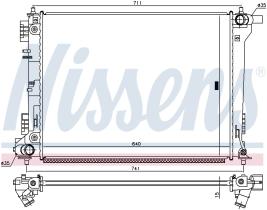 Nissens 666232 - RADIADOR HYUNDAI TUCSON(TL)(15-)2.0