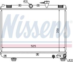 Nissens 66624 - RADIA KIA RIO 1.3/1.5 (00>) - AC