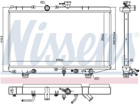 Nissens 66625 - RADIA KIA RIO 1.3I/1.5I (07-00>07-02)