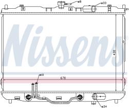 Nissens 66636 - RADIADOR KIA CARENS I(RS)(02-)2.0 C