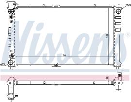 Nissens 66640 - RADIADOR KIA SEDONA I(KV-II)(99-)2.