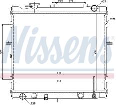 Nissens 66642 - RADIA KIA SPORTAGE 2.0 16V (93>03)