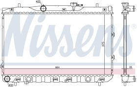 Nissens 66648 - RADIA KIA CERATO 1.6/2.0 (04>07)