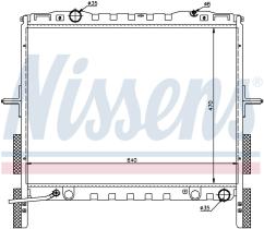 Nissens 66658 - RADIA KIA SORENTO I 2.4I/2.5 CRDI (8/02>) MAN.