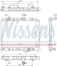 Nissens 66666 - RADIA KIA RIO 1.5CRDI (06/05>)