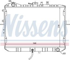 Nissens 66667 - RADIADOR KIA BESTA(96-)2.2 D