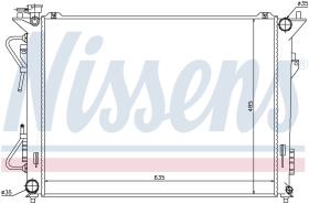 Nissens 67508 - RADIADOR HYUNDAI SONATA V(NF)(05-)2