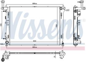 Nissens 66676 - RADIA HYUNDAI 130/KIA CEED 1.4-2.0I AUT (07-)