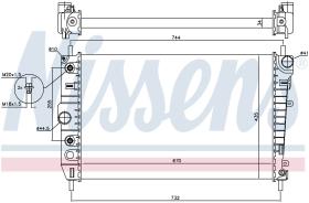 Nissens 66701 - RADIADOR JAGUAR XK8(X100)(96-)4.2