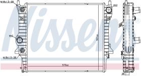 Nissens 66708 - RADIA JAGUAR S TYPE 3.0/4.0/4.2/2.7D (99>) AUT.