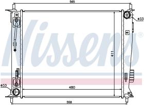 Nissens 66730 - RADIADOR KIA SOUL I(AM)(09-)1.6 I 1