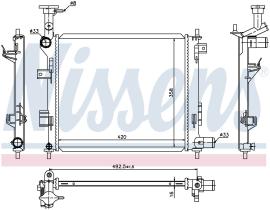 Nissens 66747 - RADIA KIA PICANTO 1.0I 12V/1.2I 16V (5/11>)