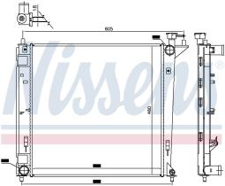 Nissens 66762 - RADIA KIA CARENS III (RP)1.7 CRDI (13-)