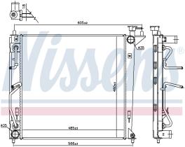 Nissens 66763 - RADIADOR KIA CARENS III(RP)(13-)1.7