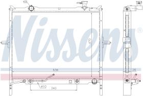 Nissens 66772 - RADIADOR KIA SORENTO I(BL)(02-)2.5