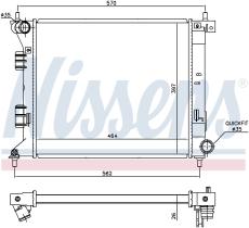 Nissens 66775 - RADIADOR HYUNDAI I30(GD)(12-)1.6 T-