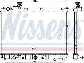 Nissens 66776 - RADIADOR KIA CARENS I(RS)(02-)2.0 I