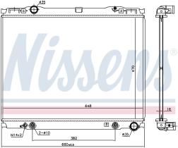 Nissens 66777 - RADIA KIA SORENTO I 2.4I/2.5 CRDI (8/02) AUT.