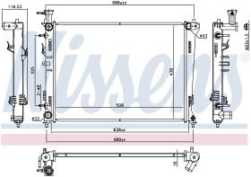 Nissens 66778 - RADIADOR KIA FORTE(08-)2.0I