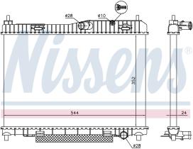 Nissens 66859 - RADIA FORD FIESTA VI/K+/B-MAX (12-)