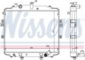 Nissens 66996 - RADIADOR HYUNDAI H-100 PORTER(04-)2