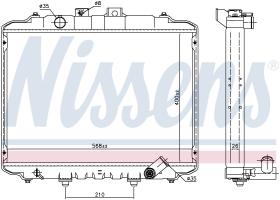 Nissens 67015 - RADIADOR HYUNDAI GRACE IV(93-)2.5 D