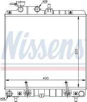 Nissens 67016A - RADIADOR HYUNDAI AMICA(98-)1.0 I 12