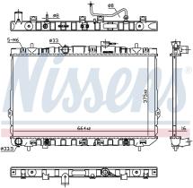 Nissens 67025 - RADIADOR HYUNDAI LANTRA(XD)(00-)1.5