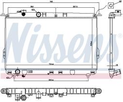 Nissens 67026 - RADIA HYUNDAI SONATA IV/XG 2.0/2.4/2.5/2.7 V6 (3/98>) MAN.