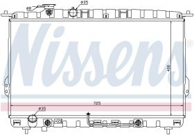 Nissens 67028 - RADIA KIA OPIRUS/HYUNDAI GRANDEUR 2.7/3.0/3.5 V6 (9/03>)AUT.