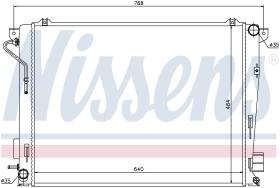 Nissens 67069 - RADIA HYUNDAI SONATA V 2.0/2.2 CRDI (05>) AUT.