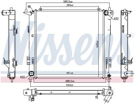 Nissens 67077 - RADIA KIA CEED/HYUNDAI I30 1.6CRDI (07>)