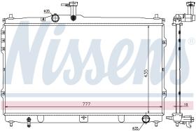 Nissens 67095 - RADIADOR HYUNDAI H1(TQ)(07-)2.5 TCI